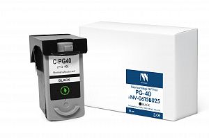 Струйный картридж NVP PG-40 (NV-0615B025) Black для Canon Pixma iP1200/1800//MP140/210/450 (18 мл) совместимый