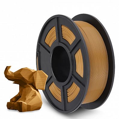 Филамент NVPRINT PLA Coffee для 3D печати диаметр 1.75мм  длина 330 метров  масса 1 кг