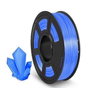 Филамент NVPRINT TPU Trans. Blue для 3D печати диаметр 1.75мм  длина 165 метров  масса 0,5 кг