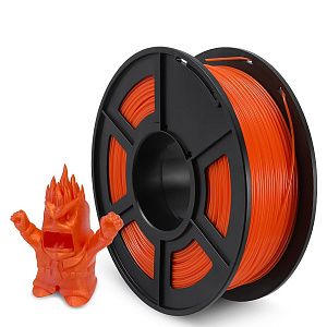 Филамент NVPRINT PETG Orange для 3D печати диаметр 1.75мм  длина 330 метров  масса 1 кг