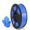 Филамент NVPRINT TPU Trans. Blue для 3D печати диаметр 1.75мм  длина 165 метров  масса 0,5 кг