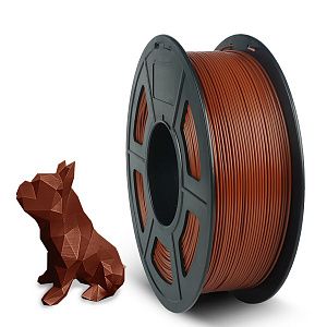 Филамент NVPRINT PLA+ Chocolate для 3D печати диаметр 1.75мм  длина 330 метров  масса 1 кг