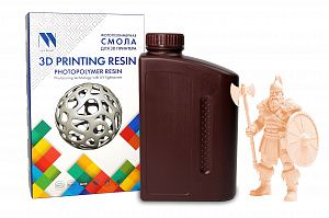 Фотополимерная смола NVPRINT Plant Based Resin Beige для 3D печати 1 кг (бут)