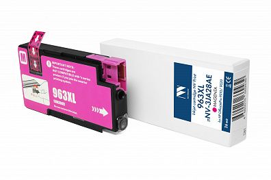 Струйный картридж NVP 963XL (NV-3JA28AE) Magenta для HP OfficeJetPro 9010/9020 (26 мл) совместимый