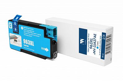 Струйный картридж NVP 963XL (NV-3JA27AE) Cyan для HP OfficeJetPro 9010/9020 (26 мл)совместимый