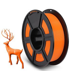 Филамент NVPRINT PLA+ Orange для 3D печати диаметр 1.75мм  длина 330 метров  масса 1 кг