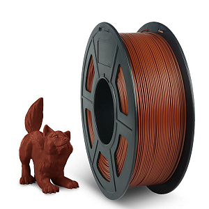 Филамент NVPRINT PETG  Chocolate для 3D печати диаметр 1.75мм  длина 330 метров  масса 1 кг