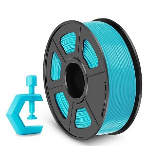 Филамент NVPRINT PETG Cyan для 3D печати диаметр 1.75мм  длина 330 метров  масса 1 кг