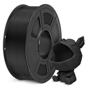 Филамент NVPRINT PLA Meta Black для 3D печати диаметр 1.75мм  длина 330 метров  масса 1 кг