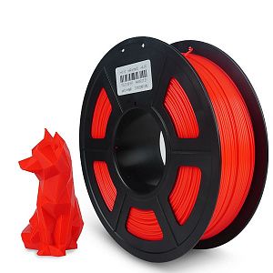 Филамент NVPRINT PLA+ Cherry Red для 3D печати диаметр 1.75мм  длина 330 метров  масса 1 кг