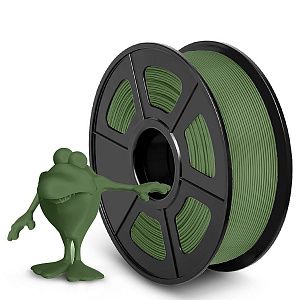 Филамент NVPRINT PLA Matte Olive Green для 3D печати диаметр 1.75мм  длина 330 метров  масса 1 кг