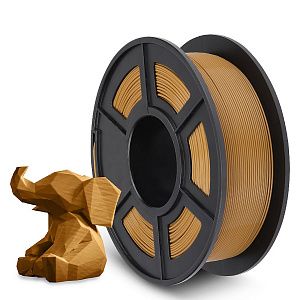 Филамент NVPRINT PLA+ Coffee для 3D печати диаметр 1.75мм  длина 330 метров  масса 1 кг