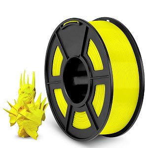 Филамент NVPRINT PLA Yellow для 3D печати диаметр 1.75мм  длина 330 метров  масса 1 кг