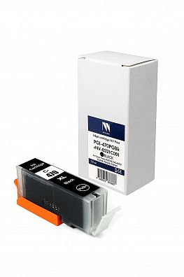Струйный картридж NVP PGI-470PGBk XL (NV-0321C001) Black для Canon Pixma MG5740/MG6840/TS5040/TS6040/TS8040 (22 мл) совместимый