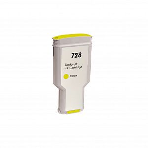 Струйный картридж NV Print 728 (NV-F9K15A) Yellow для HP DesignJet T830/T730 (300 мл) совместимый