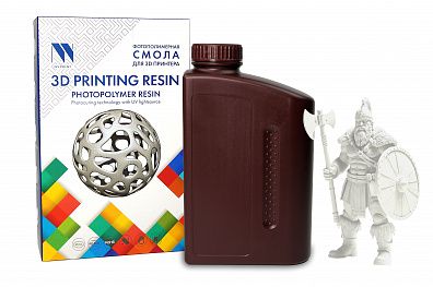 Фотополимерная смола NVPRINT Plant Based Resin Clear для 3D печати 1 кг (бут)